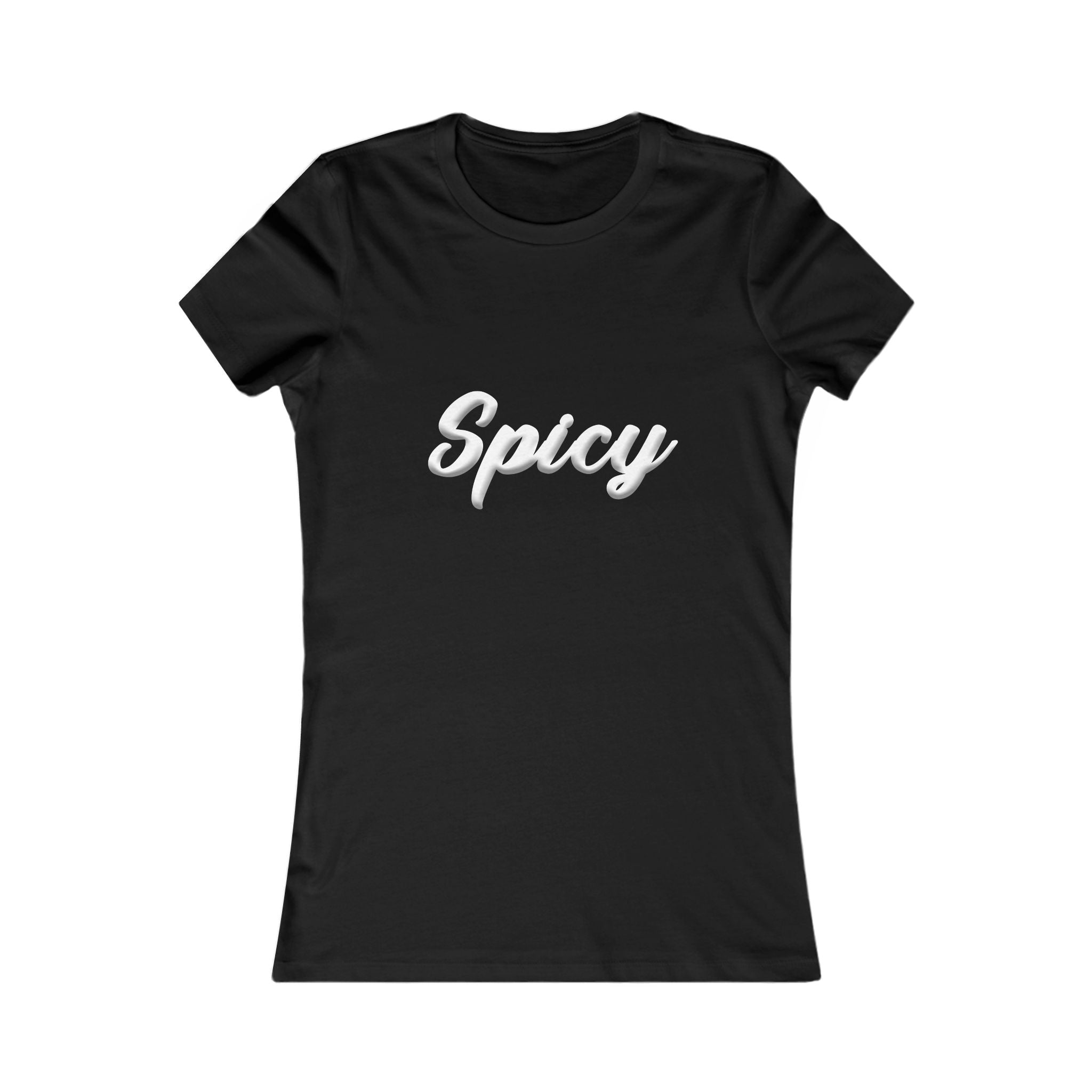 Spicy Women's Tee - White Script