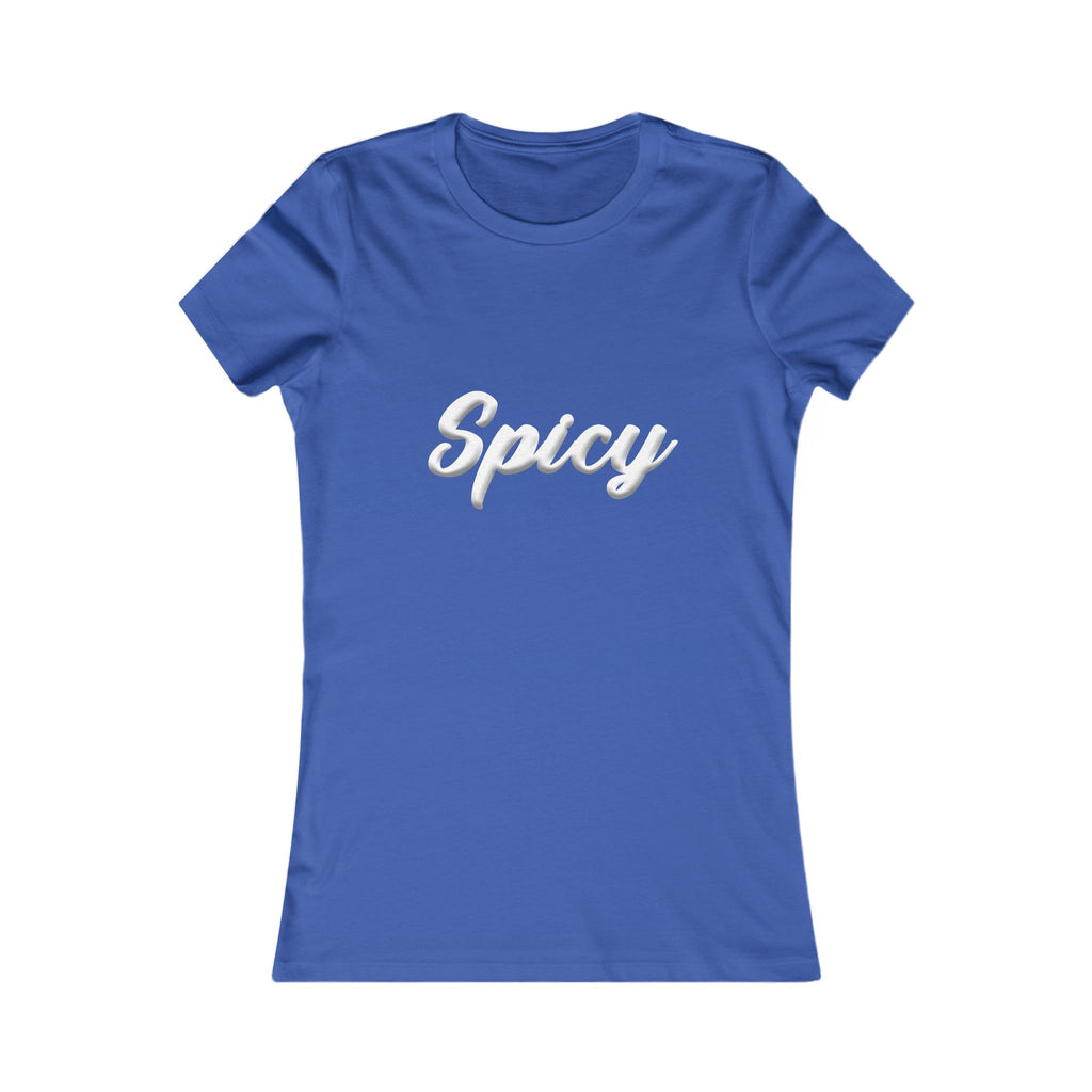 Spicy Women's Tee - White Script