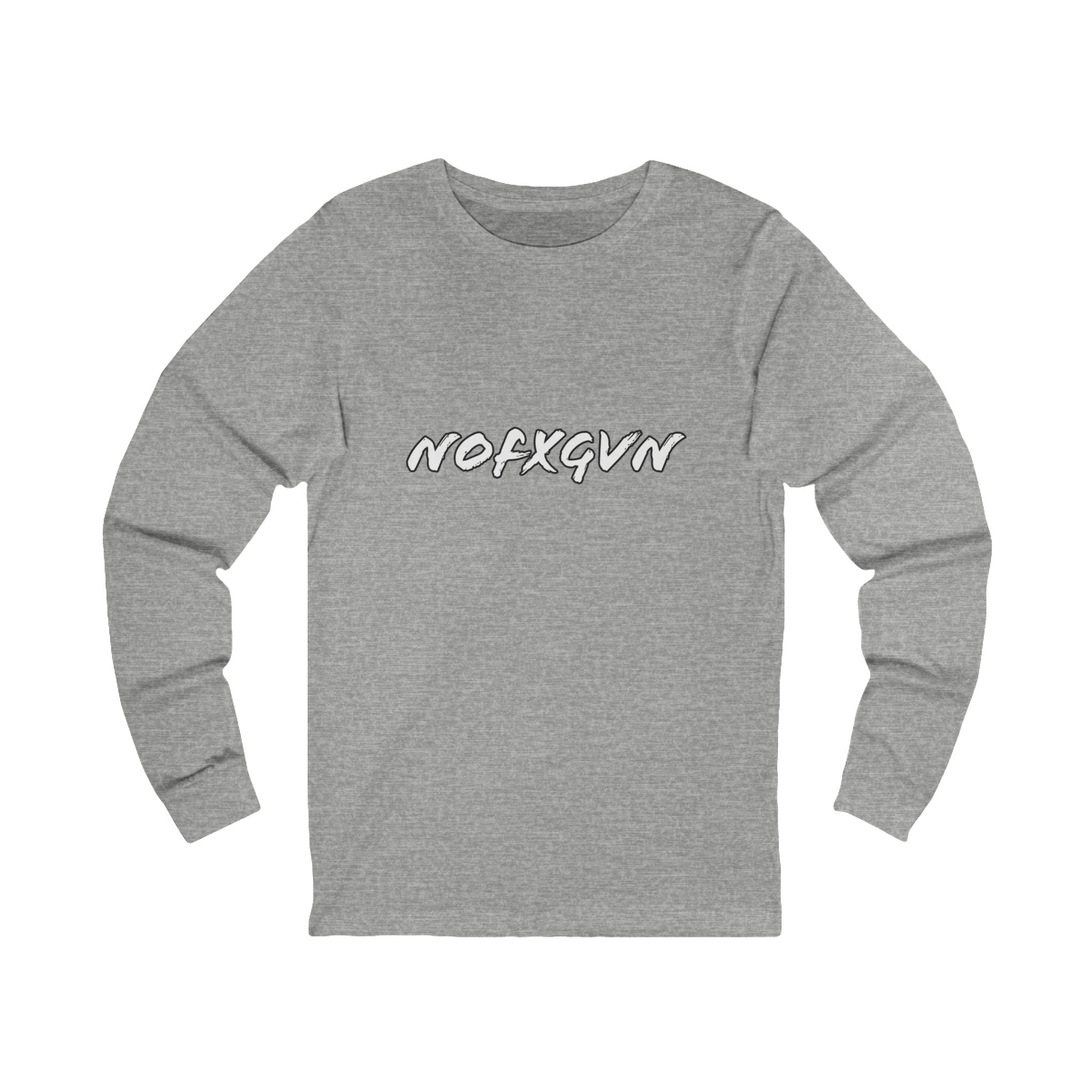 'send it.' Long Sleeve Tee in Athletic Heather | NOFXGVN