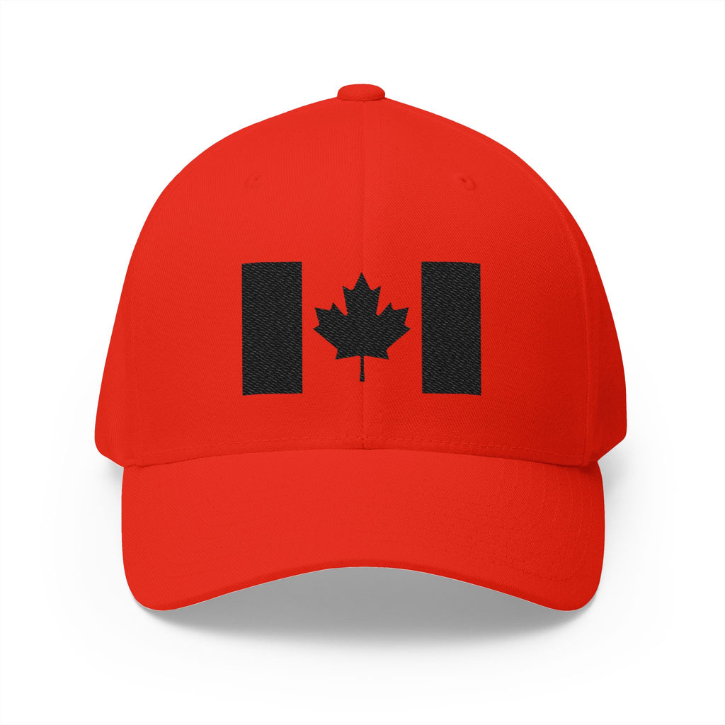 Embroidered Canadian Flag Flex-Fit Cap