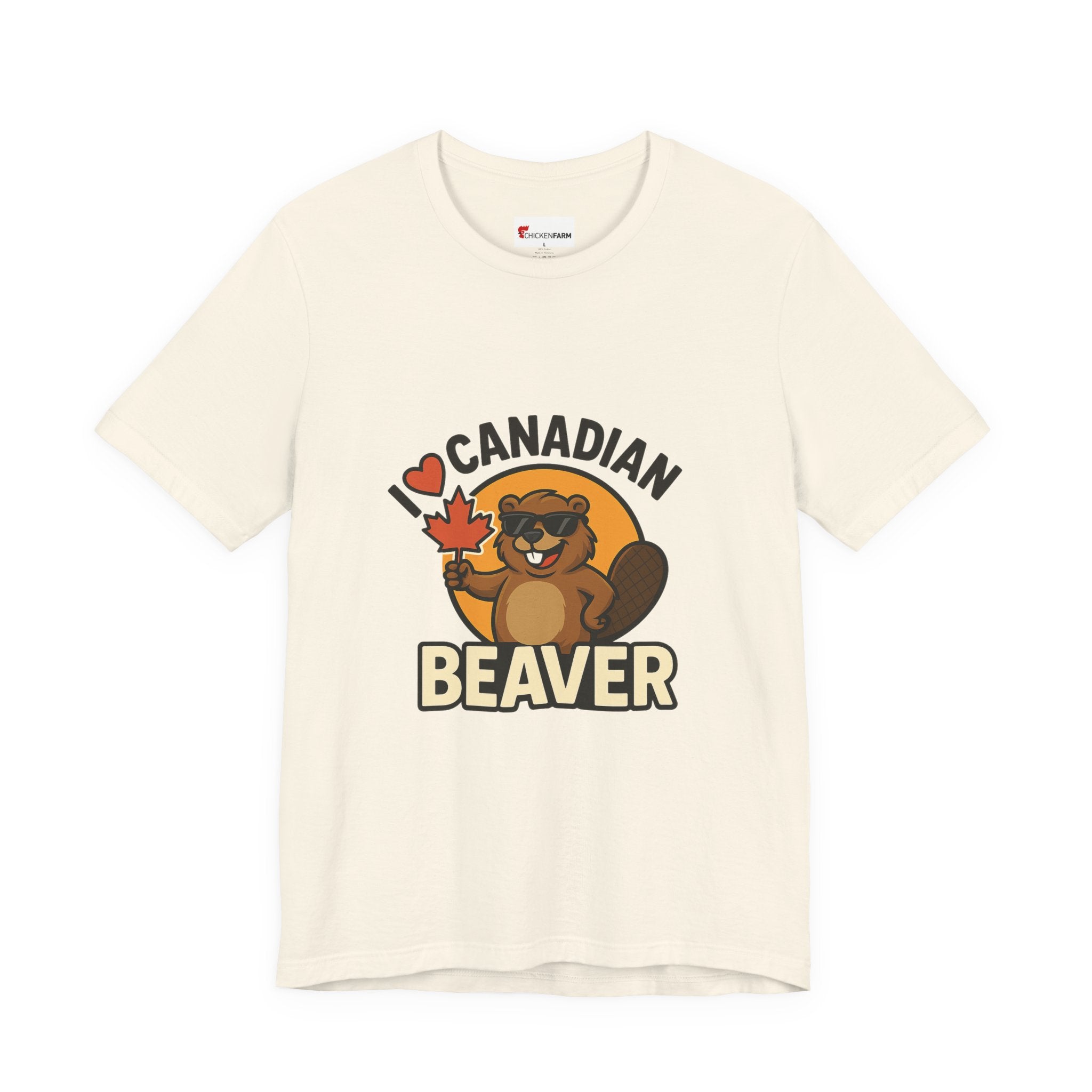 I LOVE CANADIAN BEAVER t-shirt in Natural | NOFXGVN