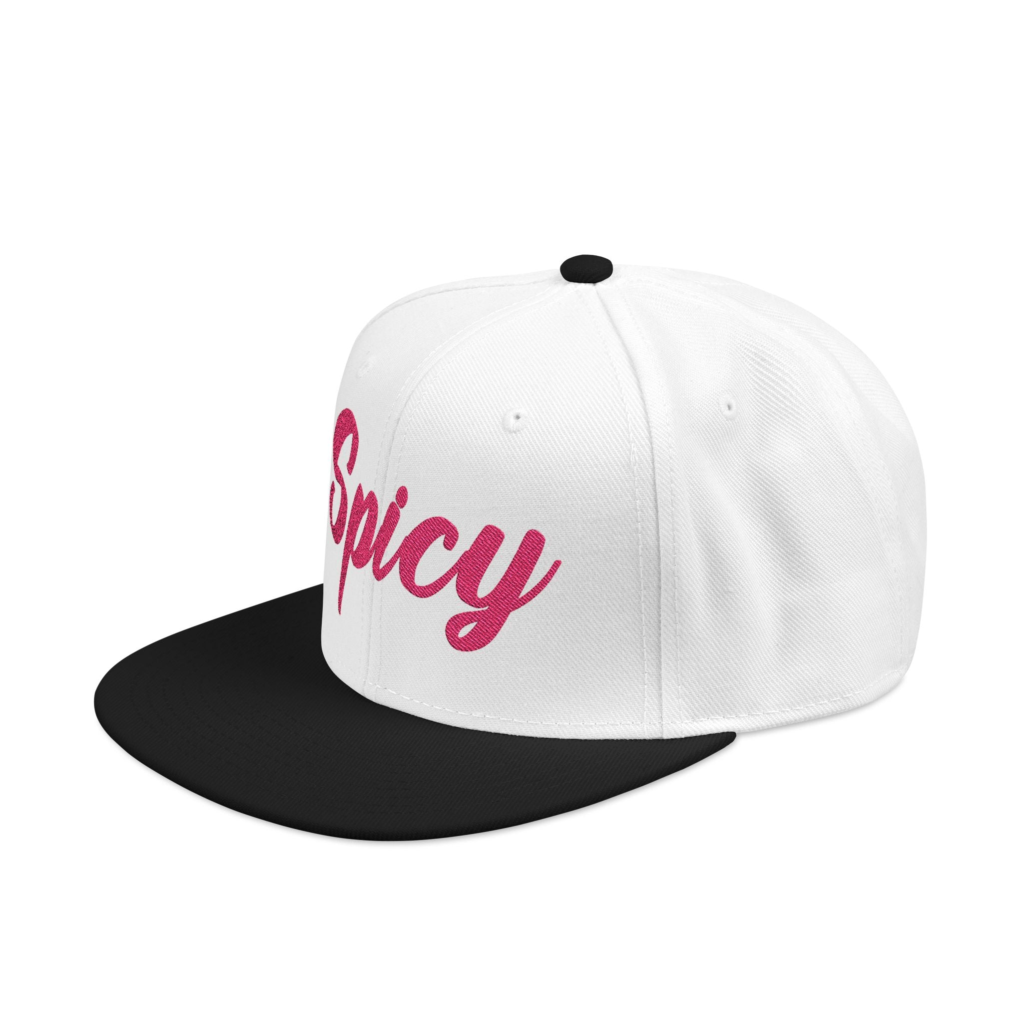 Pink 'Spicy' Embroidered Snapback Hat