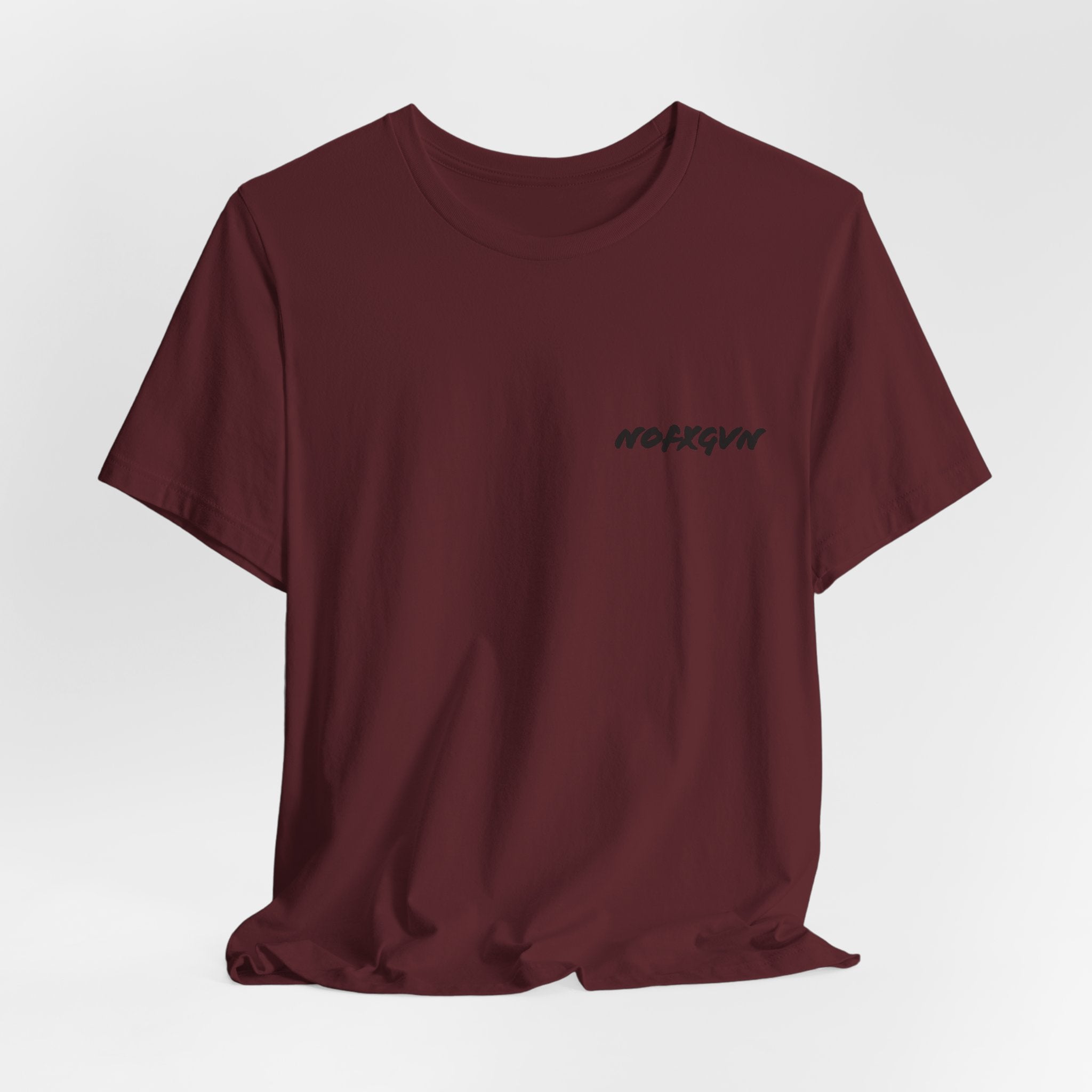 Livin the Grind Skate Tee in Maroon | NOFXGVN
