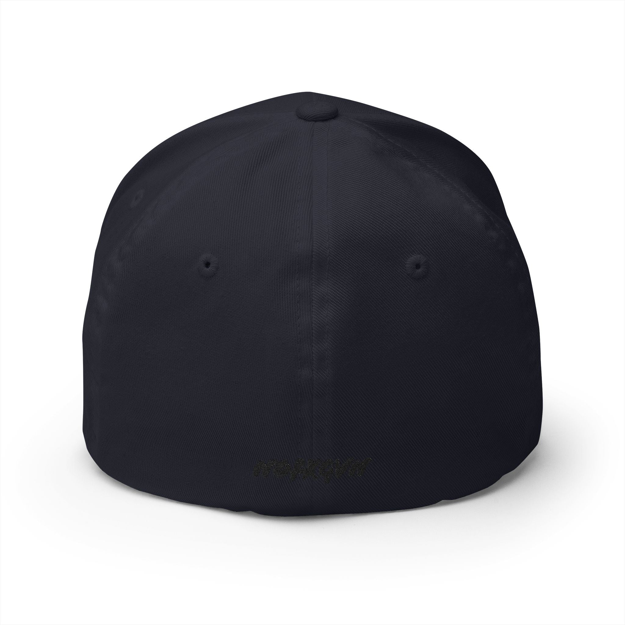 Embroidered Black & White American Flag Cap