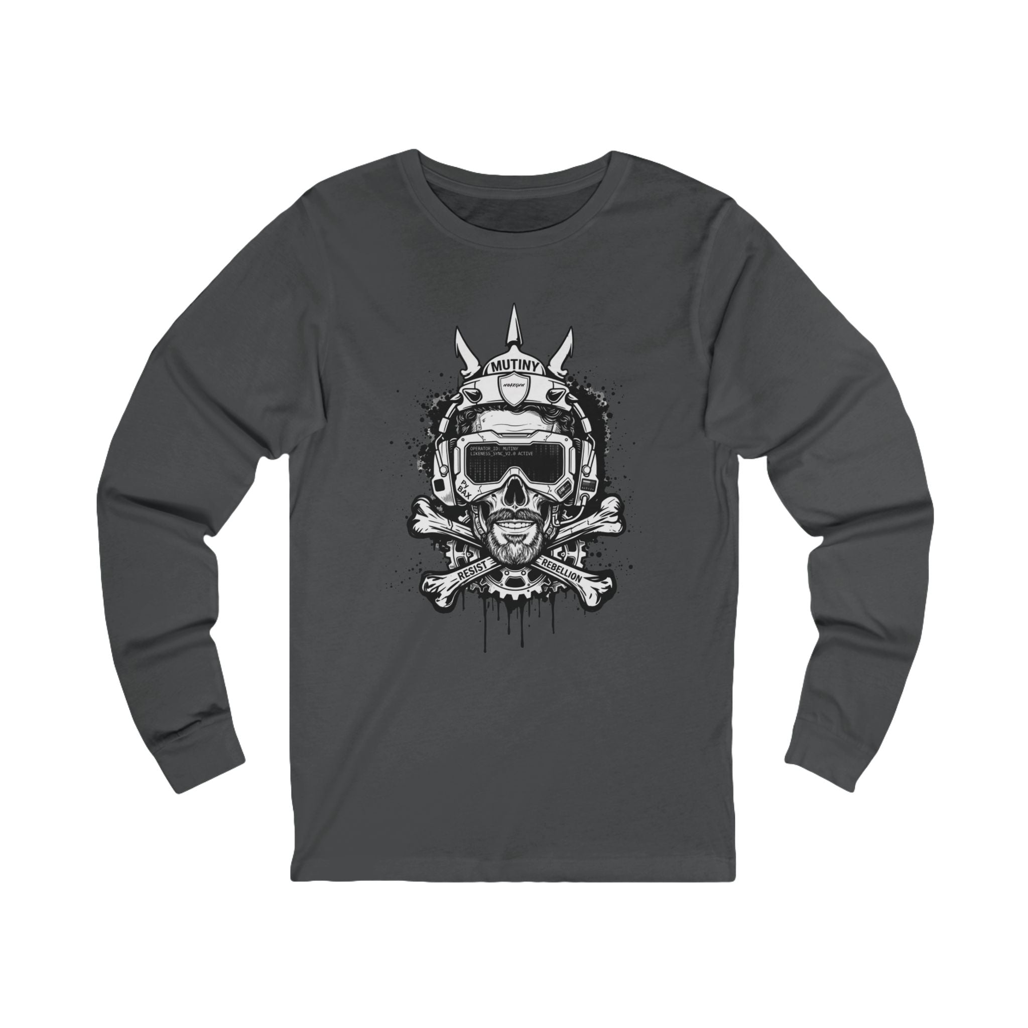 Skull Pilot Long Sleeve Tee