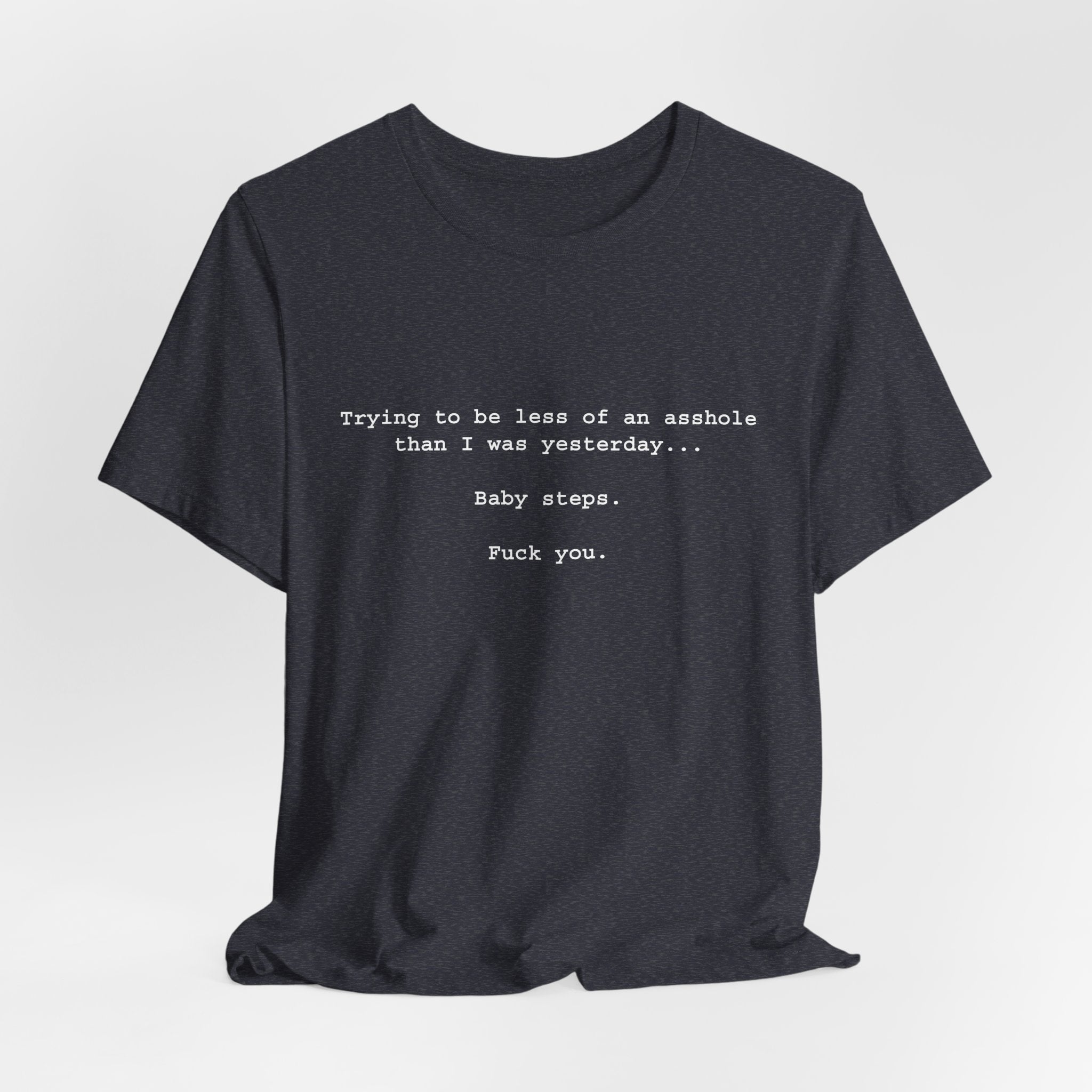 Baby Steps... T-Shirt in Heather Navy | NOFXGVN