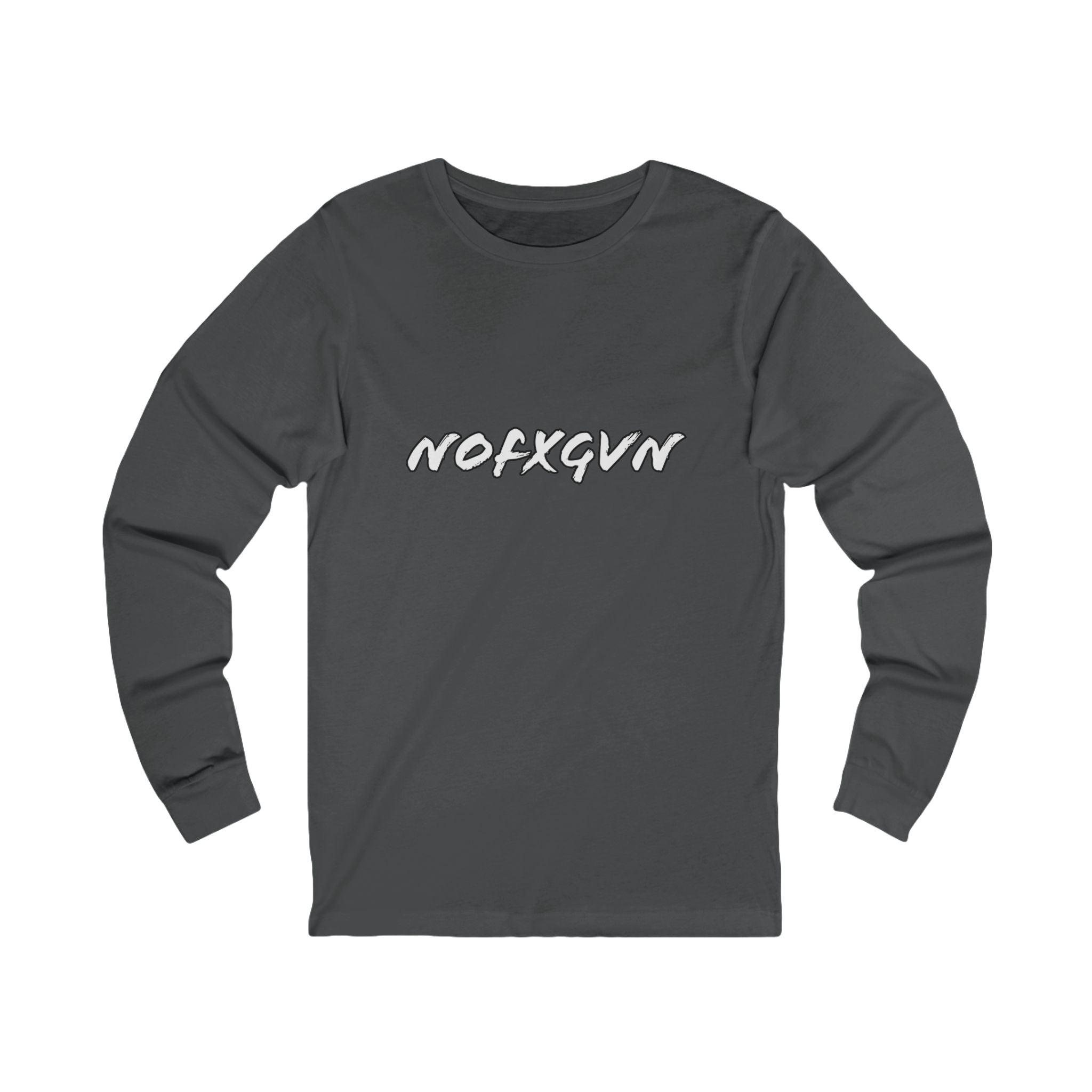 'send it.' Long Sleeve Tee in Asphalt | NOFXGVN