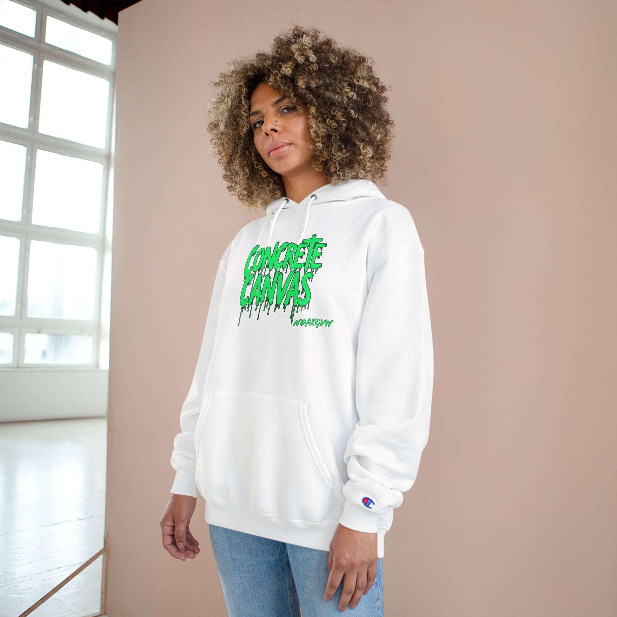'Concrete Canvas'  Champion Hoodie
