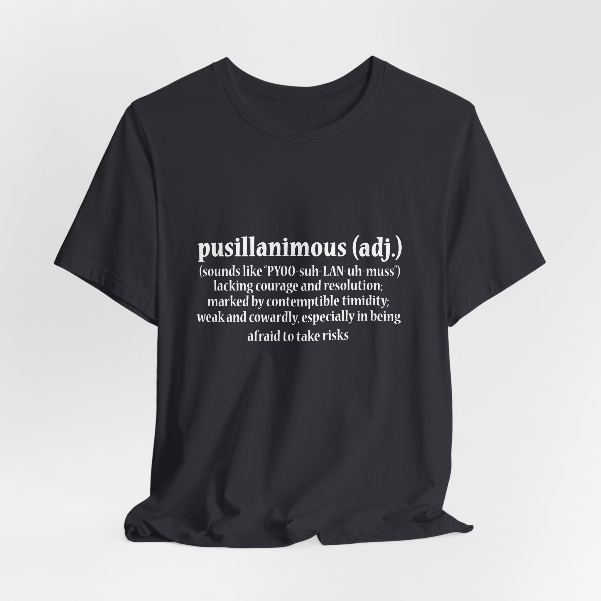 Pusillanimous - Don't Be a Pussy t-shirt in Dark Grey | NOFXGVN