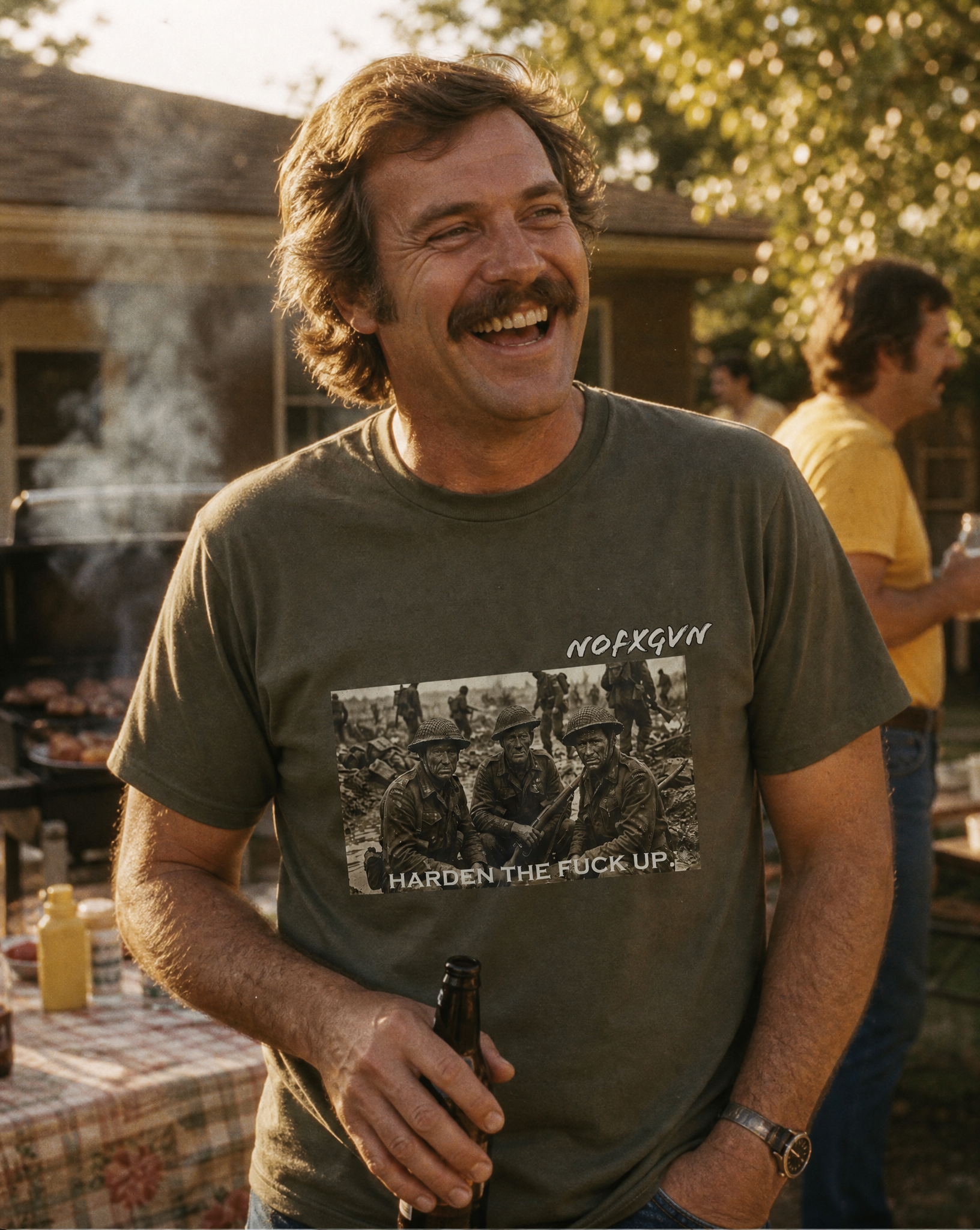 Vintage WWI Soldiers - Harden The Fuck Up tee | NOFXGVN