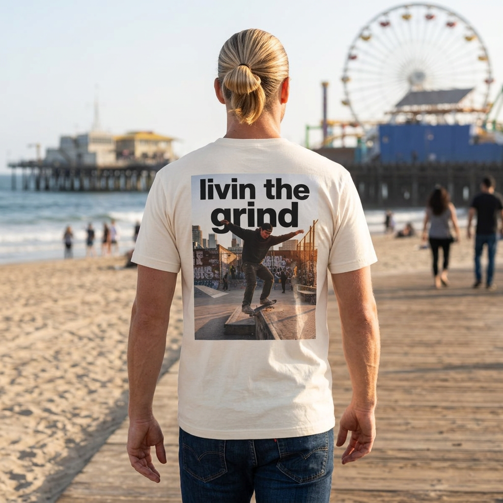 Livin the Grind Skate Tee | NOFXGVN