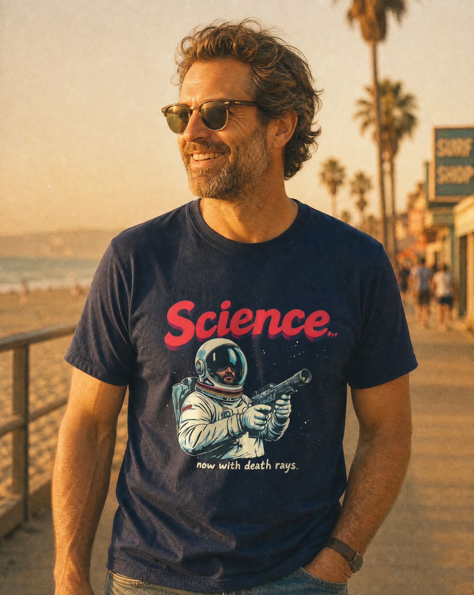 Retro Astronaut Science Tee | NOFXGVN