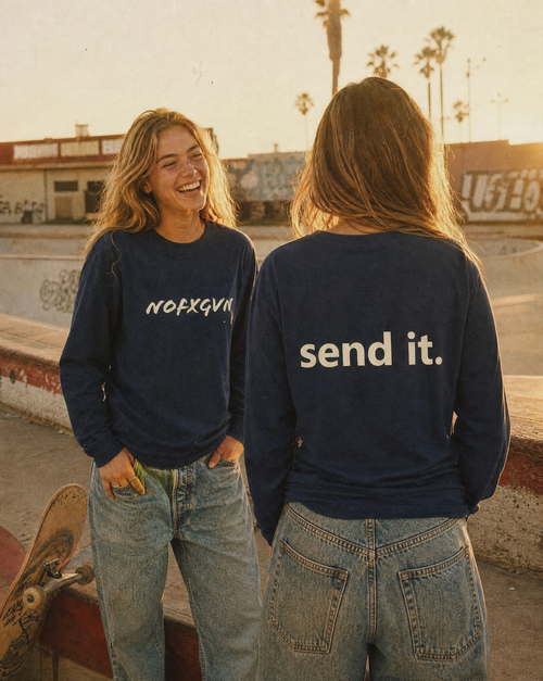 'send it.' Long Sleeve Tee | NOFXGVN
